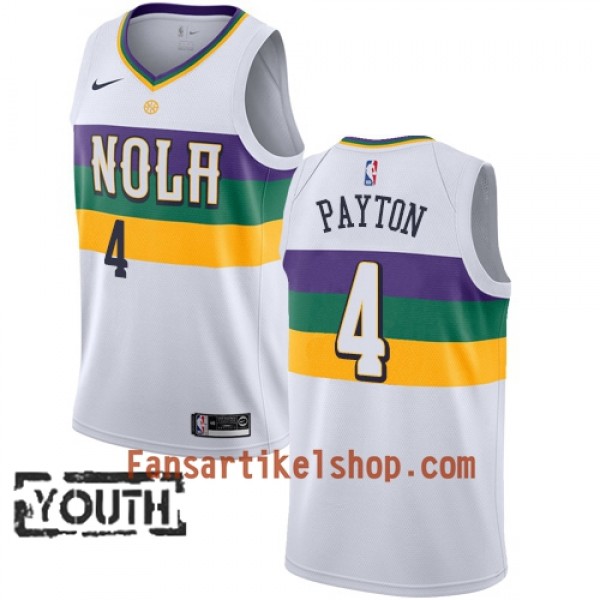 New Orleans Pelicans Trikot Elfrid Payton 4 2018-19 Nike City Edition Weiß Swingman - Kinder New Orleans Pelicans Trikot Elfrid Payton 4 2018-19 Nike City Edition Weiß Swingman - Kinder